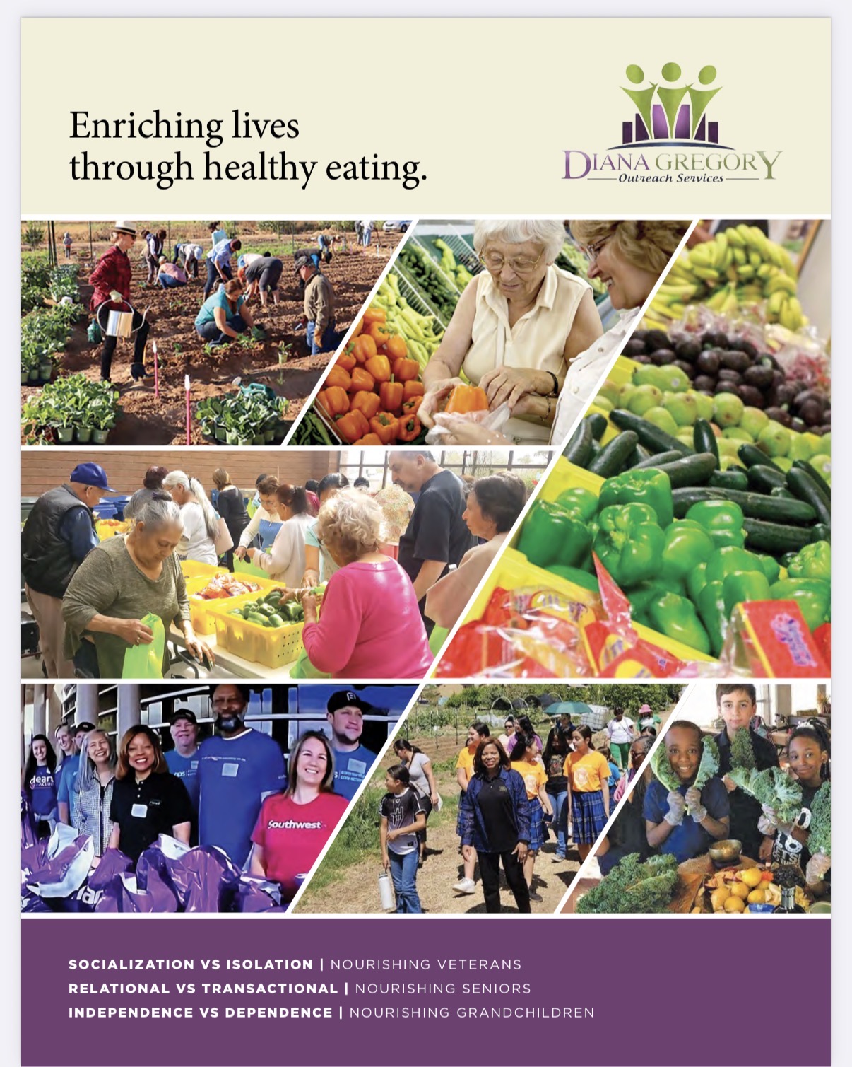 Community gardening and fresh produce distribution